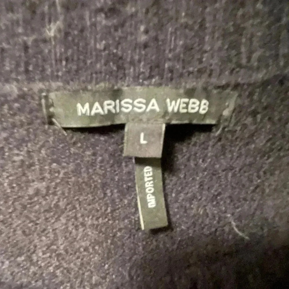 Marissa Webb Black Turtleneck Oversized Balloon Sleeve Sweater - Picture 6 of 6